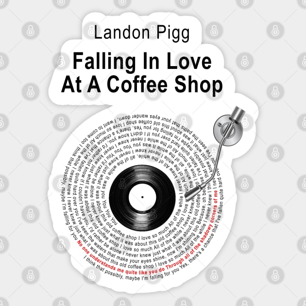 I Fell In Love At A Coffee Shop Lyrics FALLING IN LOVE AT A COFFEE SHOP LYRICS ILLUSTRATIONS - Landon Pigg
